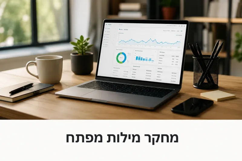 מחקר מילות מפתח: המדריך המלא לבעלי עסקים להצלחה ב-SEO