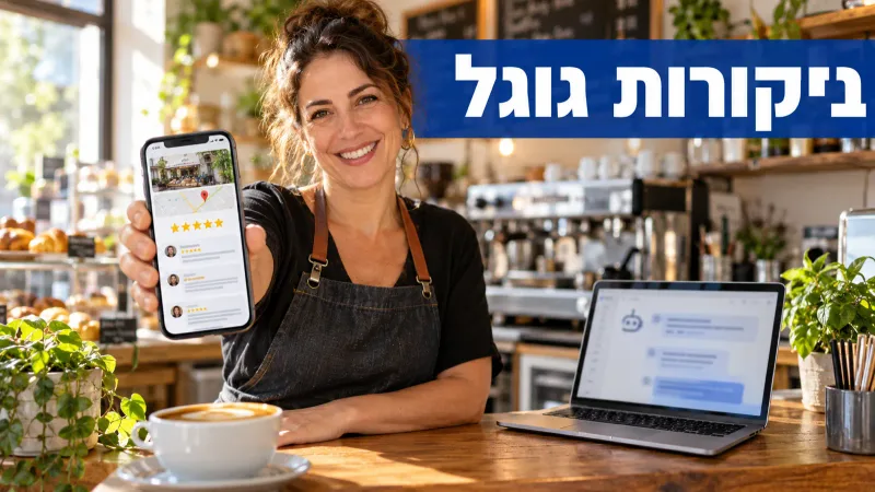 ביקורות גוגל: איך הן משפיעות על הקידום בגוגל, במפות ובהמלצות של ChatGPT